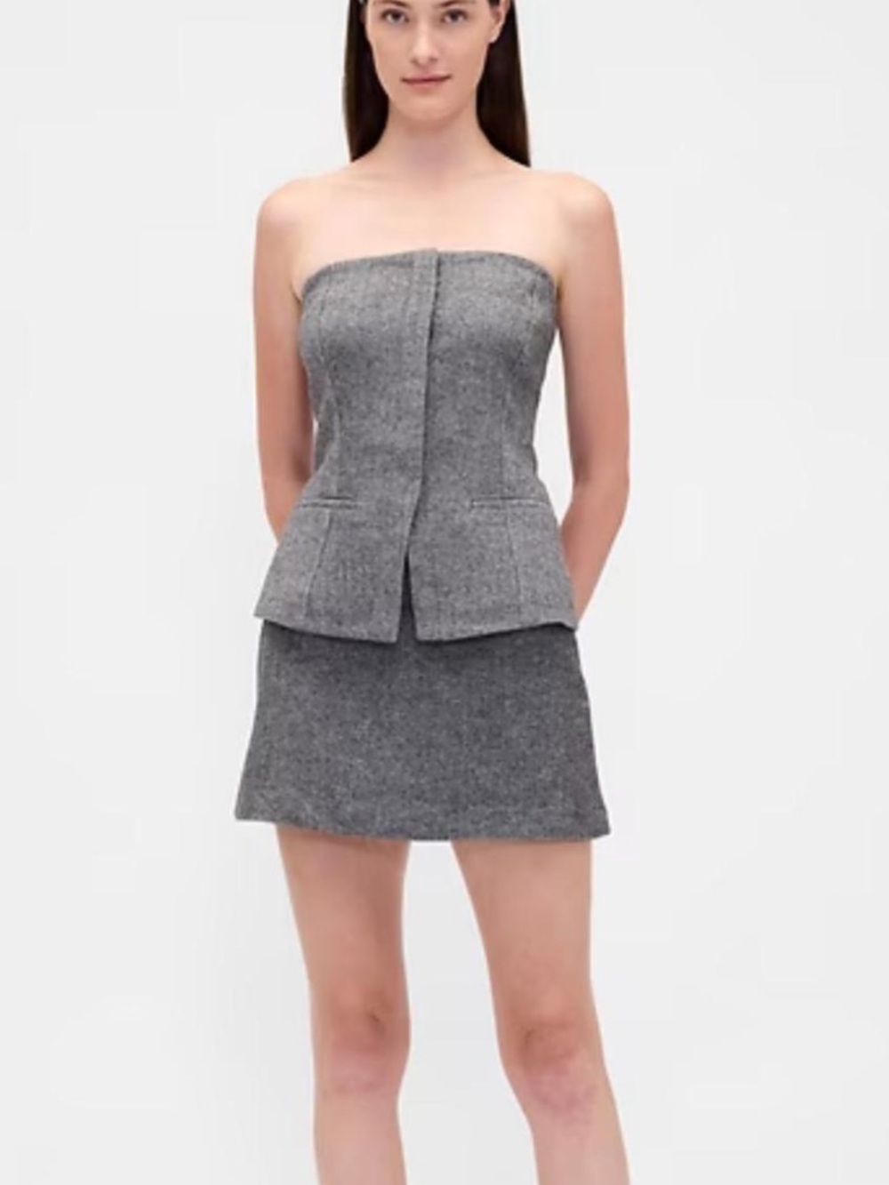 GAP Herringbone Mini Skirt
